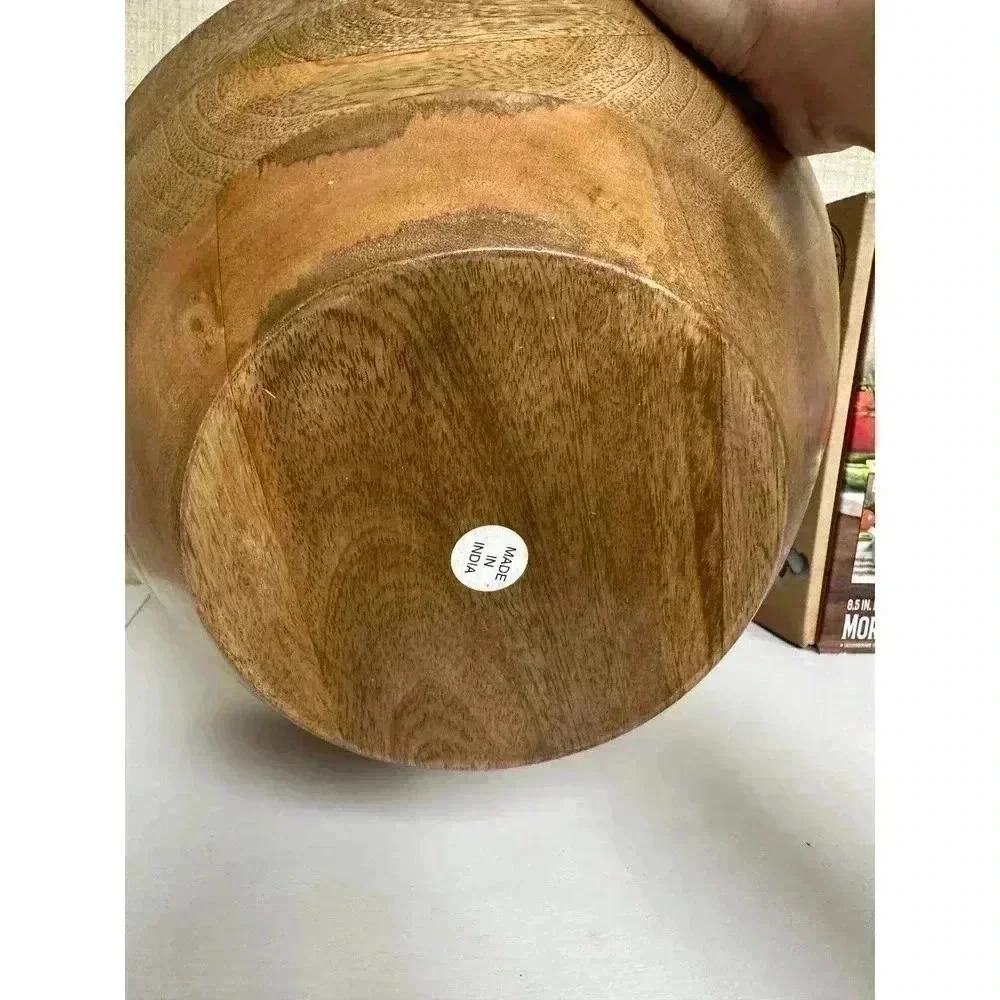 Mikasa Mango Wood Salad Bowl, USED - Picture 3 of 6